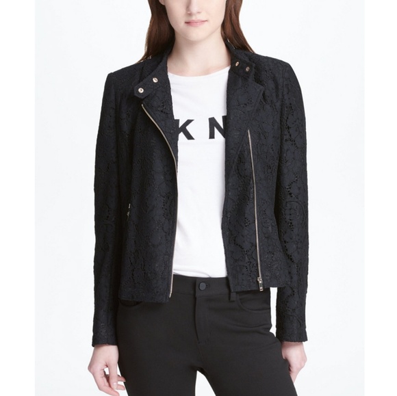 🎋DKNY Lacey Moto Jacket - Picture 3 of 7